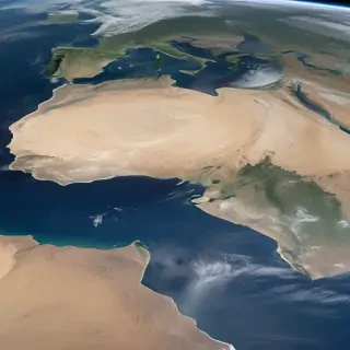 earth from space