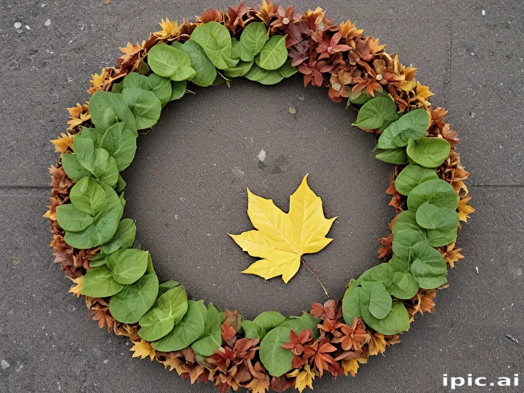 leaf circle