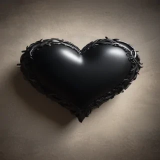 black heart pic