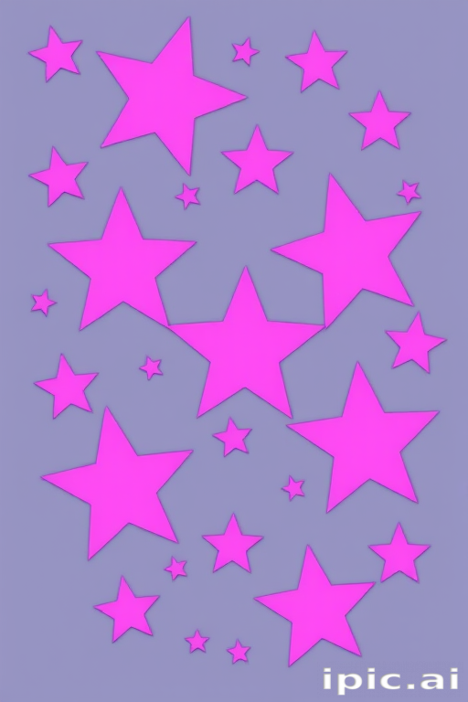 pink stars png