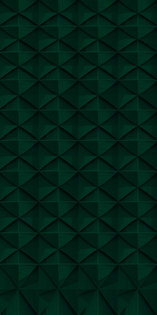 Generate a high-resolution seamless pattern featuring a geometric design of overlapping triangle shapes in dark green, using a DSLR camera with a 50mm lens, f/8 aperture, ISO 100, and a shallow depth of field, capturing a top-down view.