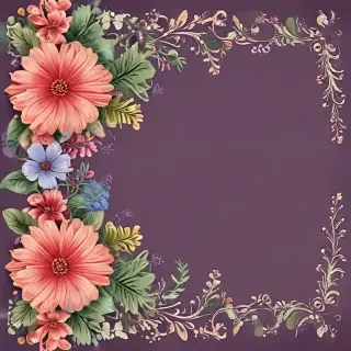 clipart floral border