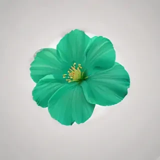 green flower png