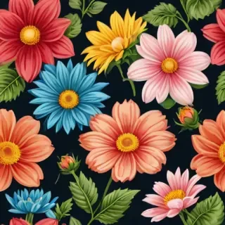 flowers clip art transparent background