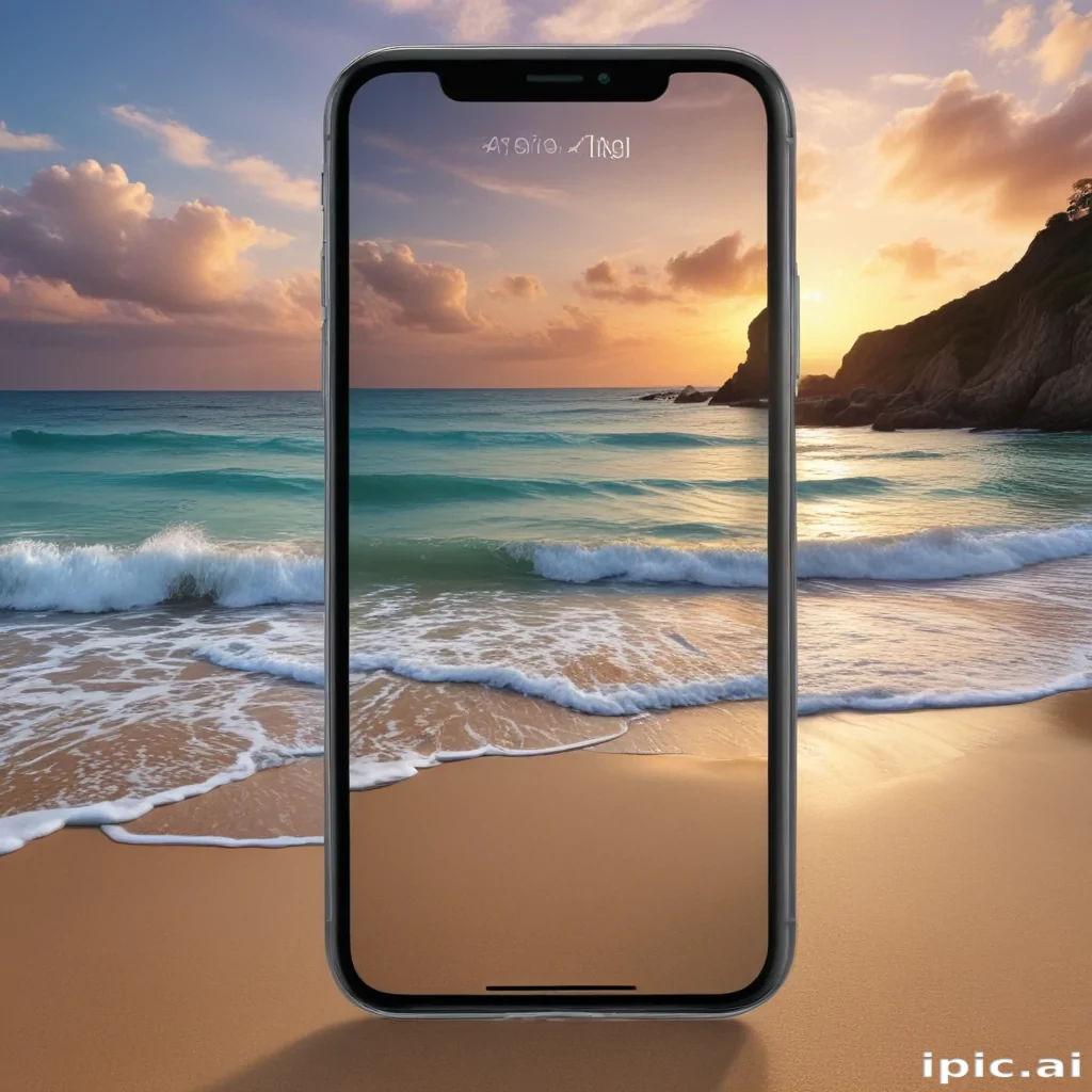 beach screensaver iphone