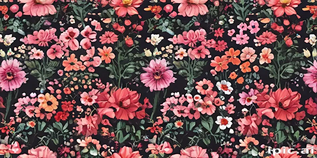 pixel flowers