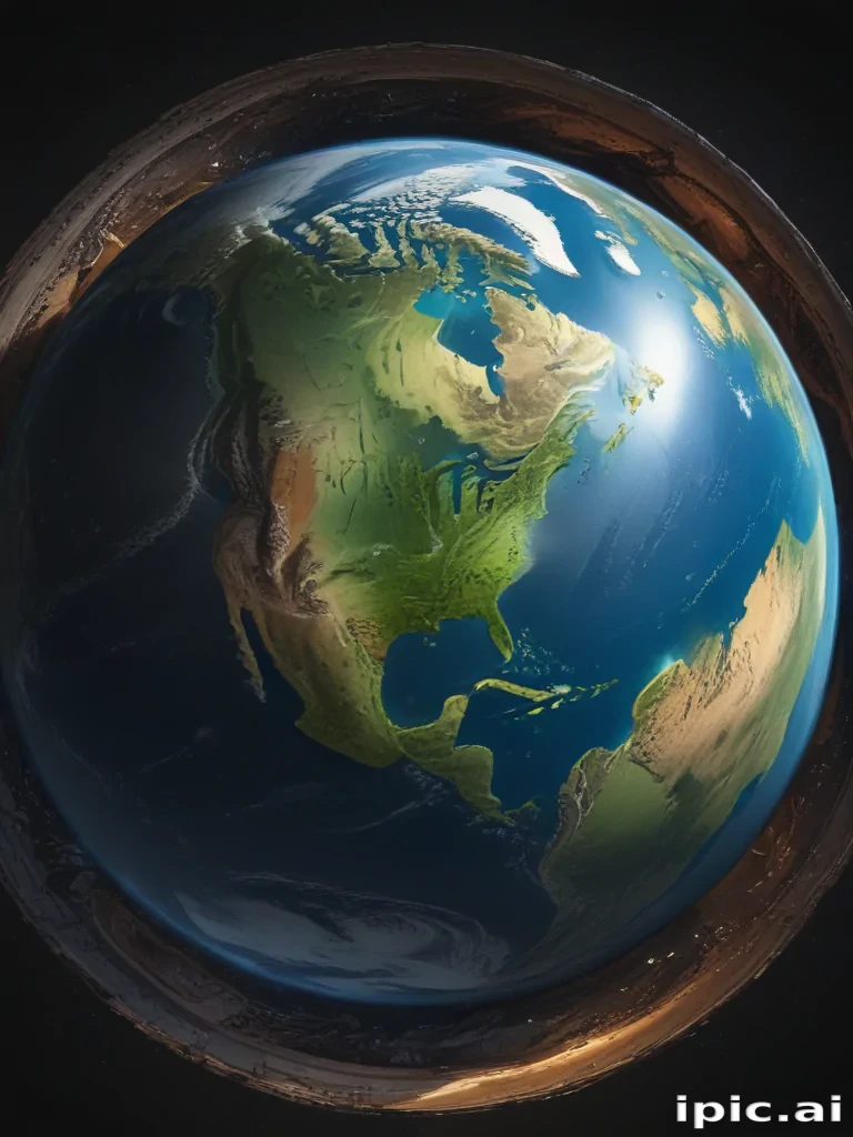 animated pic of earth
