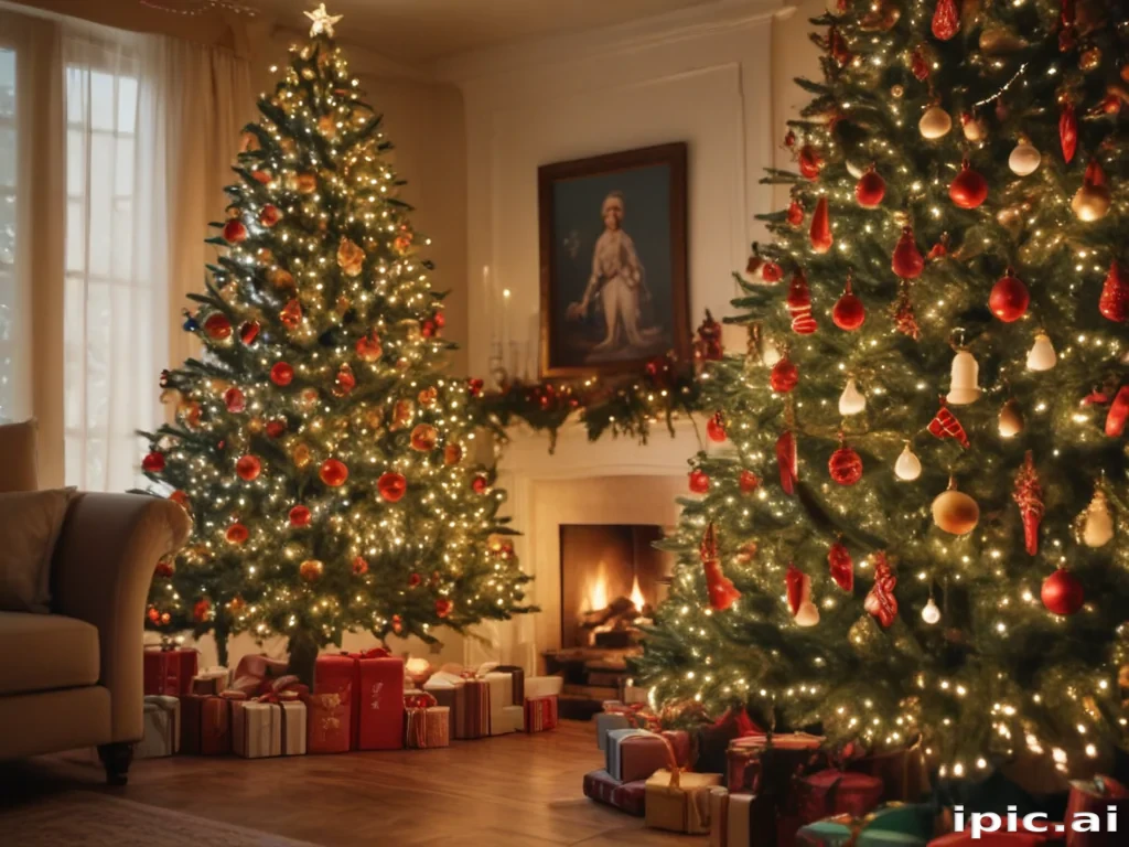aesthetic christmas background