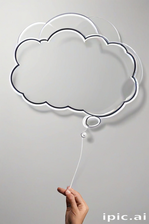 transparent thought bubble