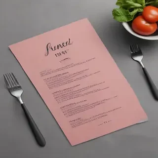 menu mockup free