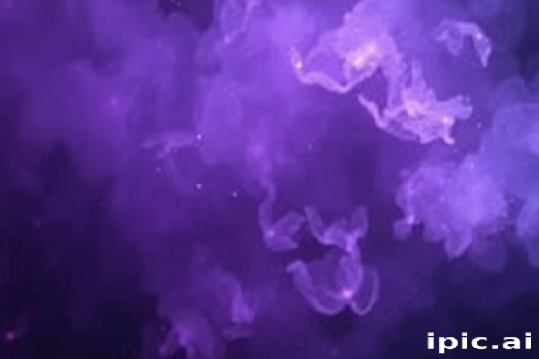 Mystical Amethyst Aura presents a deep purple base with shifting lavender and blue undertones, evoking a sense of magic and mystery for evening events.