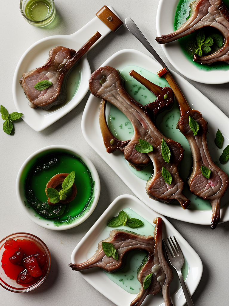 lamb chops and mint jelly