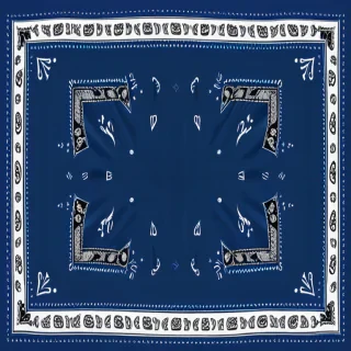 blue bandana background