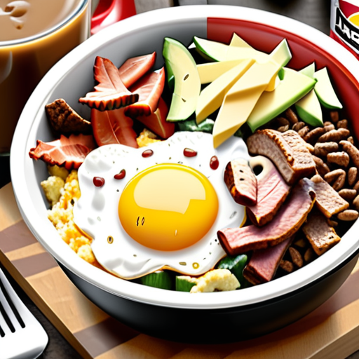 hardee's low carb breakfast bowl