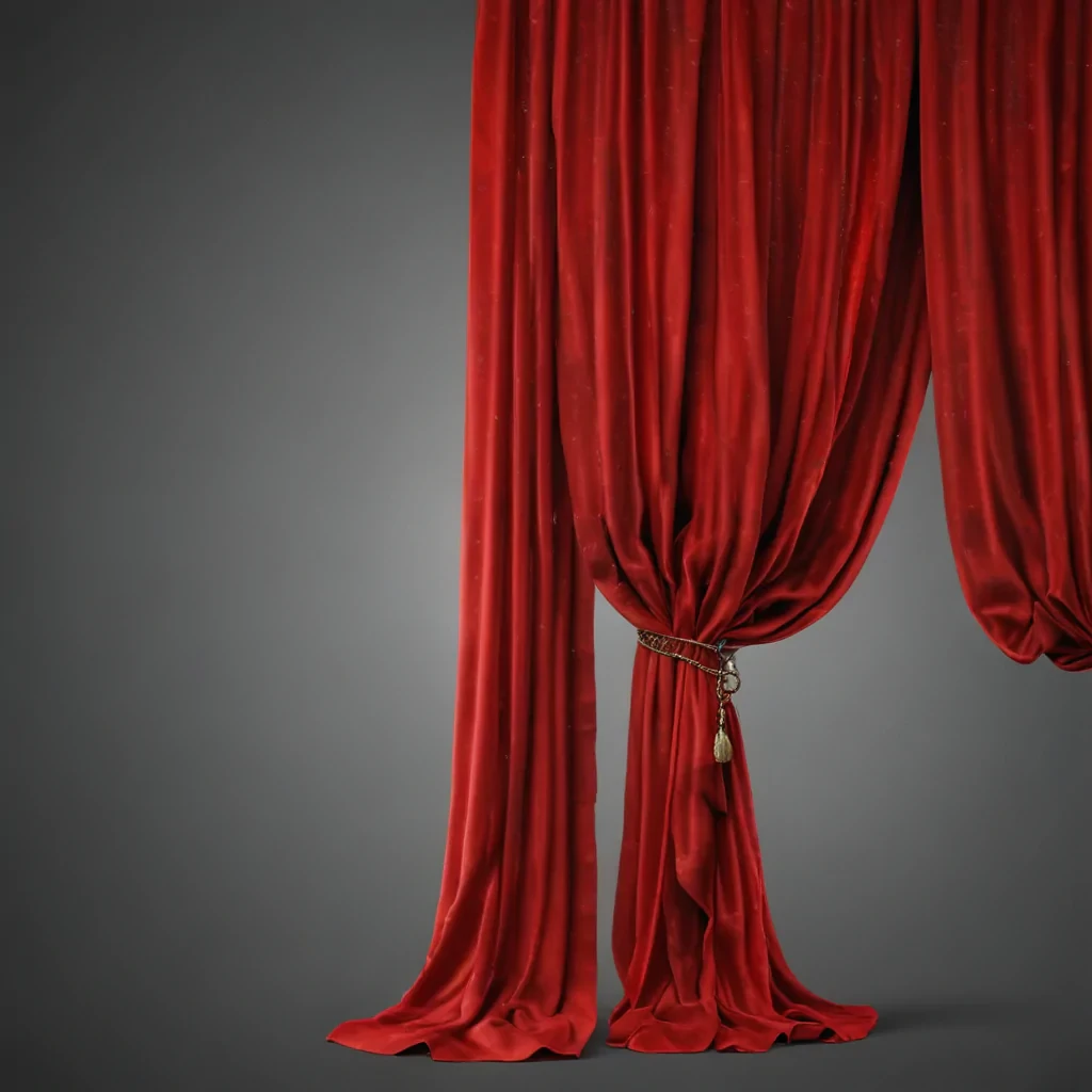 red curtain png