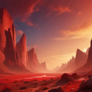 red bg plain