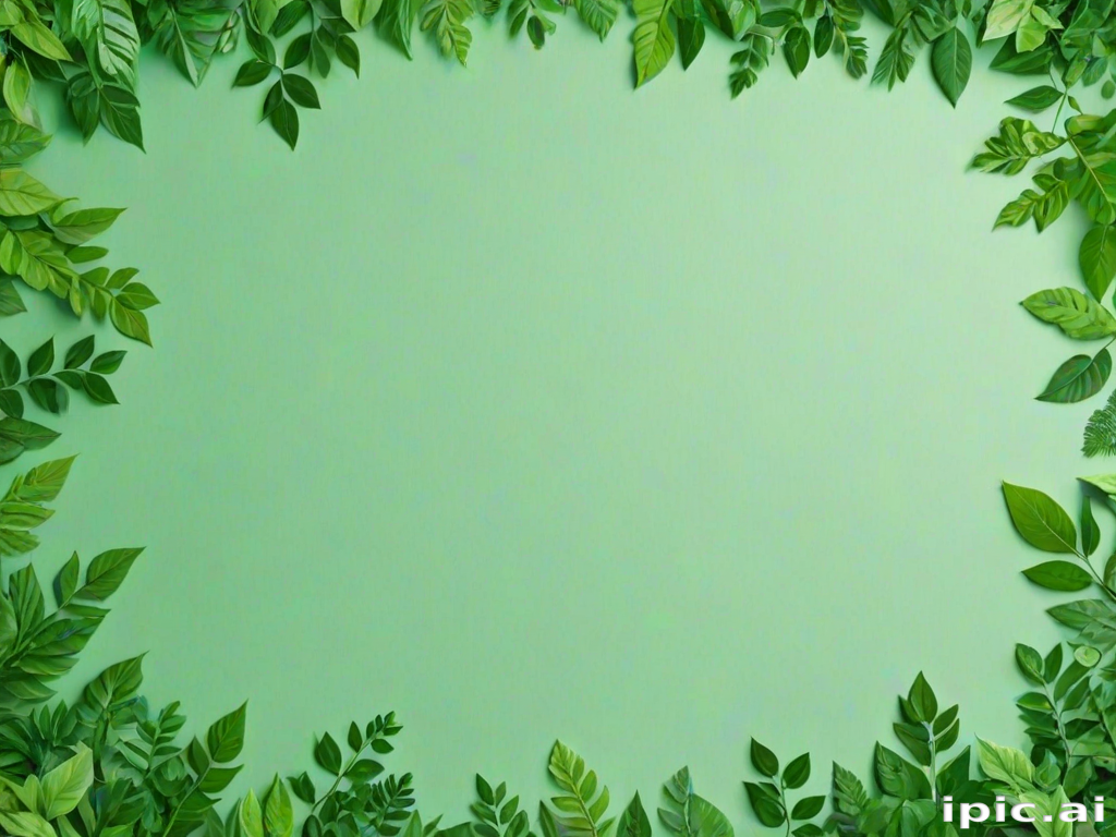 aesthetic green background