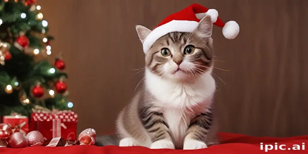 cat christmas wallpaper