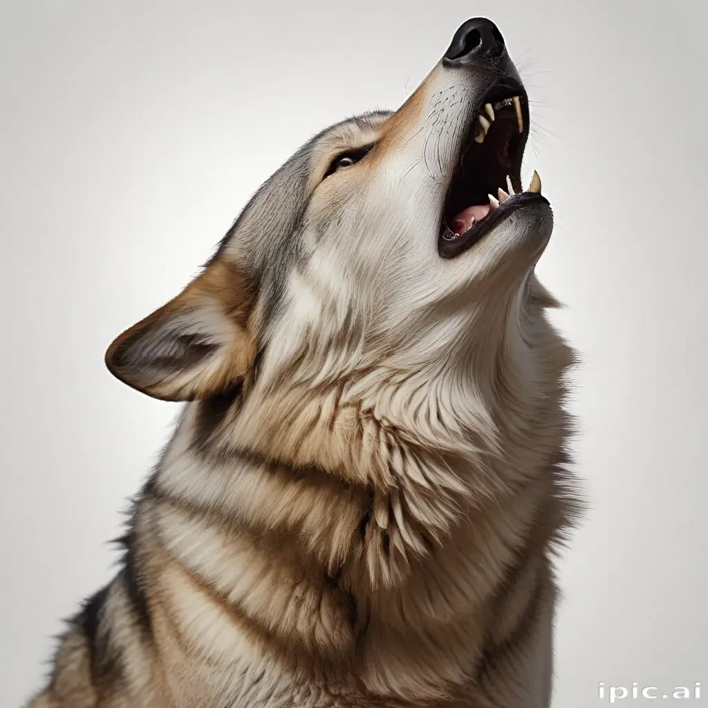 wolf howling png