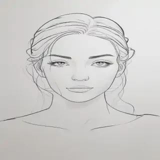 aesthetic line art