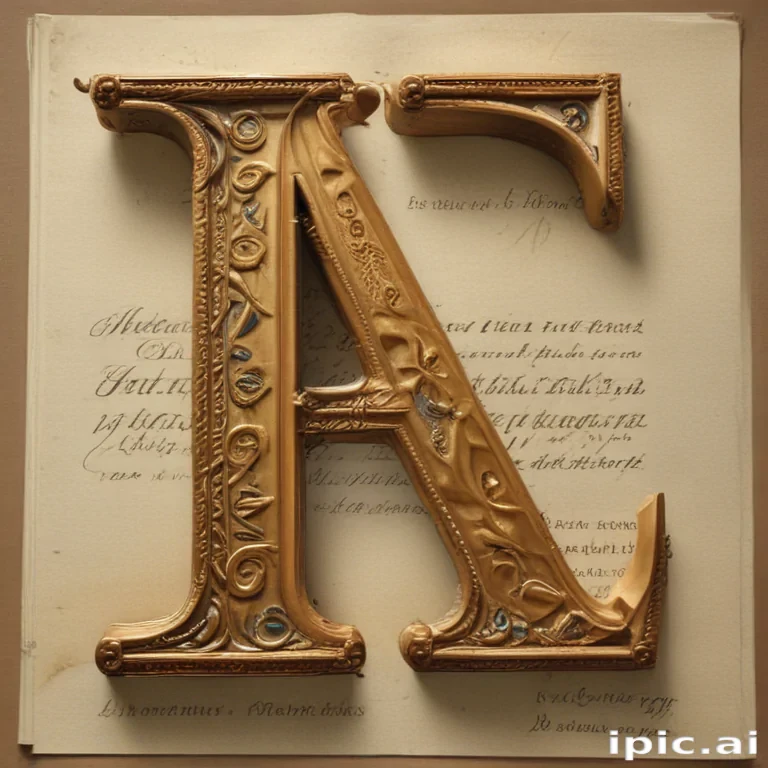 letters as images