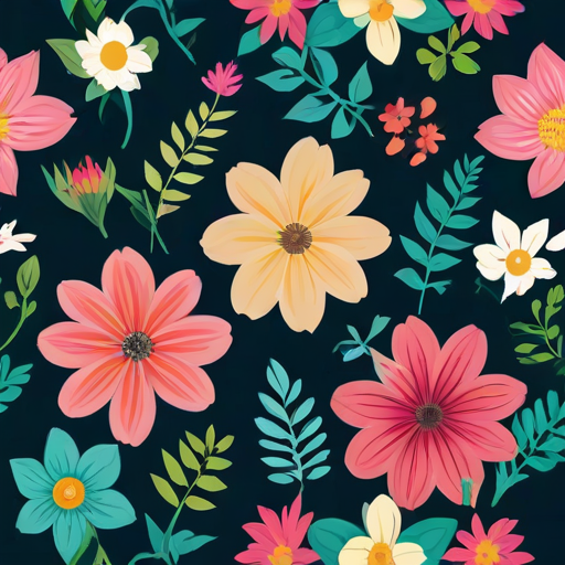 floral computer background