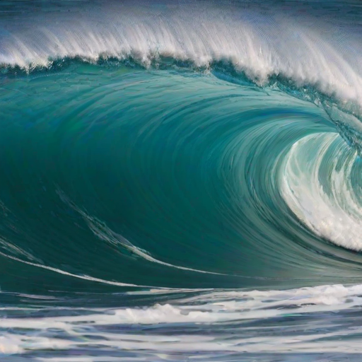 Beautiful wave close up