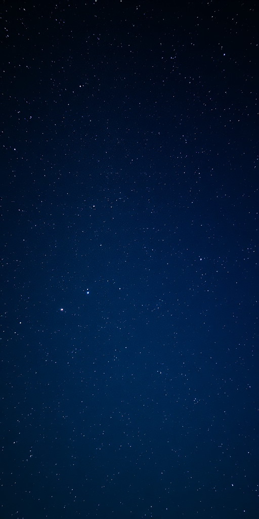 Create a vibrant night sky filled with twinkling stars, using a Canon EOS R5 with a 24mm f/1.4 lens, ISO 3200, shutter speed 15 seconds, captured from a low-angle view to emphasize depth and clarity.