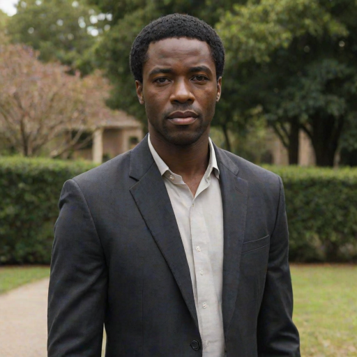 black man