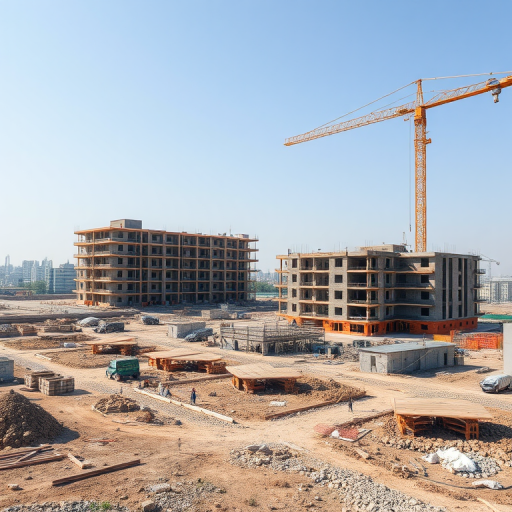 construction site background