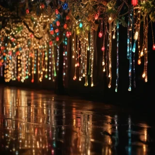 christmas lights iphone wallpaper
