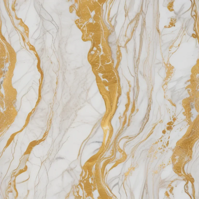 white and gold marble