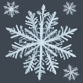 snowflake clipart free