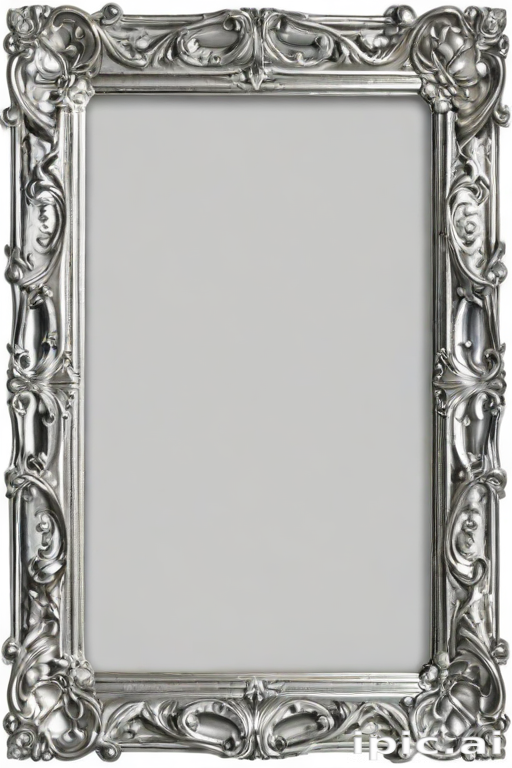 silver frame png
