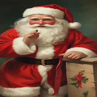 vintage santa image