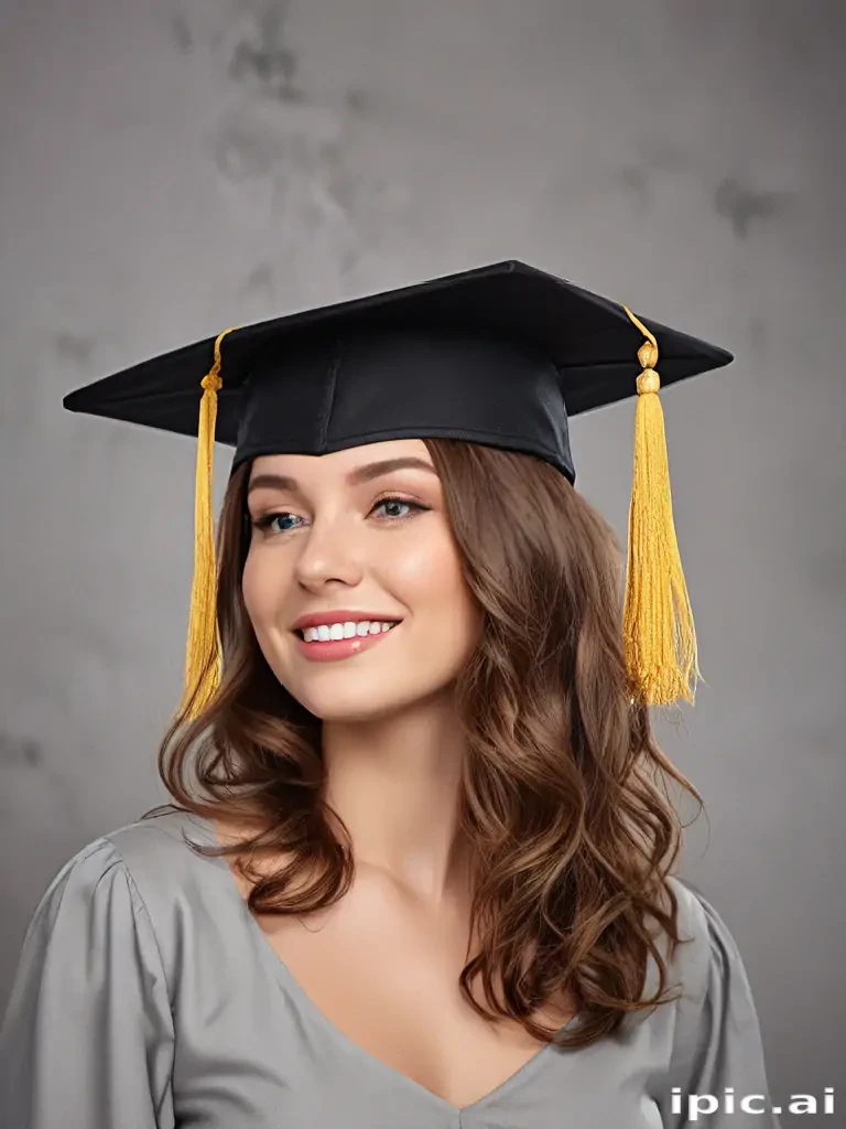 grad hat png
