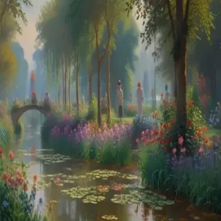 monet paintings wallpaper