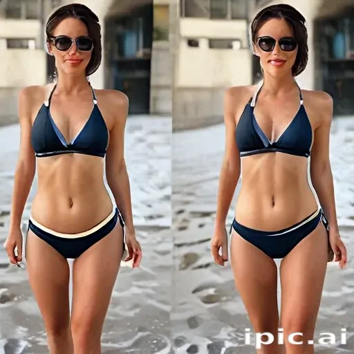 short hair bikini