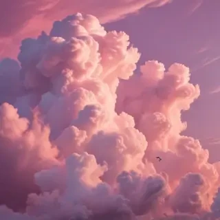 pink cloud aesthetic