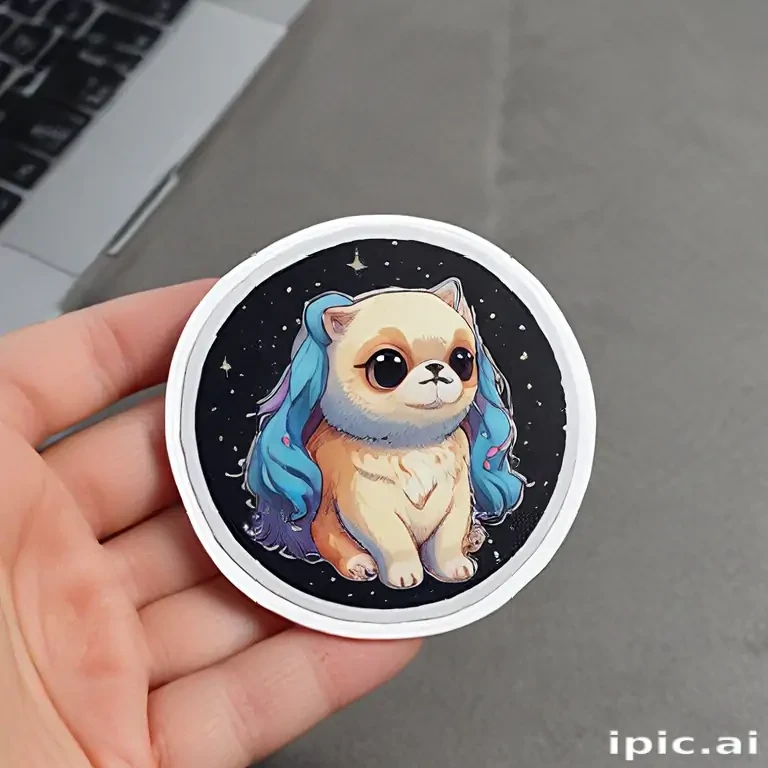 sticker mockup
