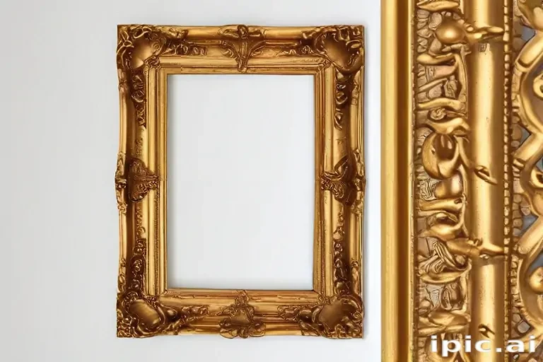 fancy gold frame