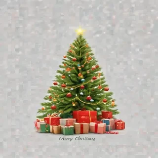 merry christmas transparent background