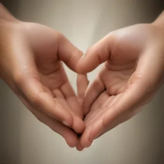 hands reaching