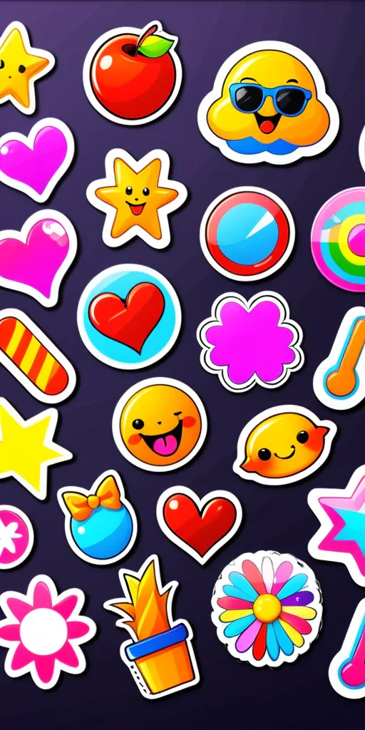 stickers clipart