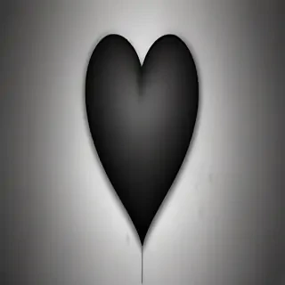 black heart pic