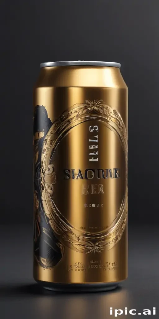 beer can mockup