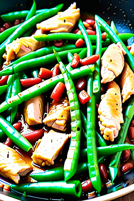 chicken and string beans recipe