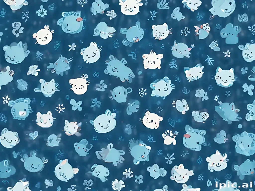 blue cute background
