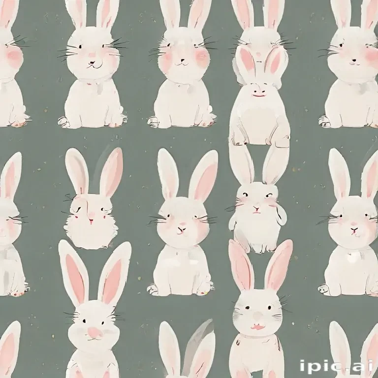 cute bunny background