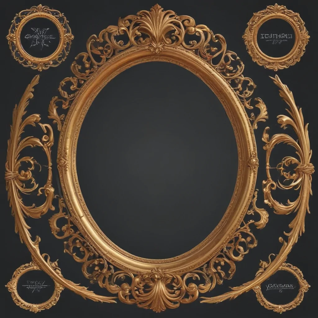 oval frame clipart